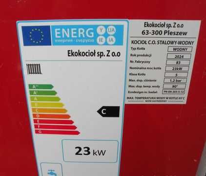 Piec Kocioł na Drewno chrust węgiel Kotły 23 kw