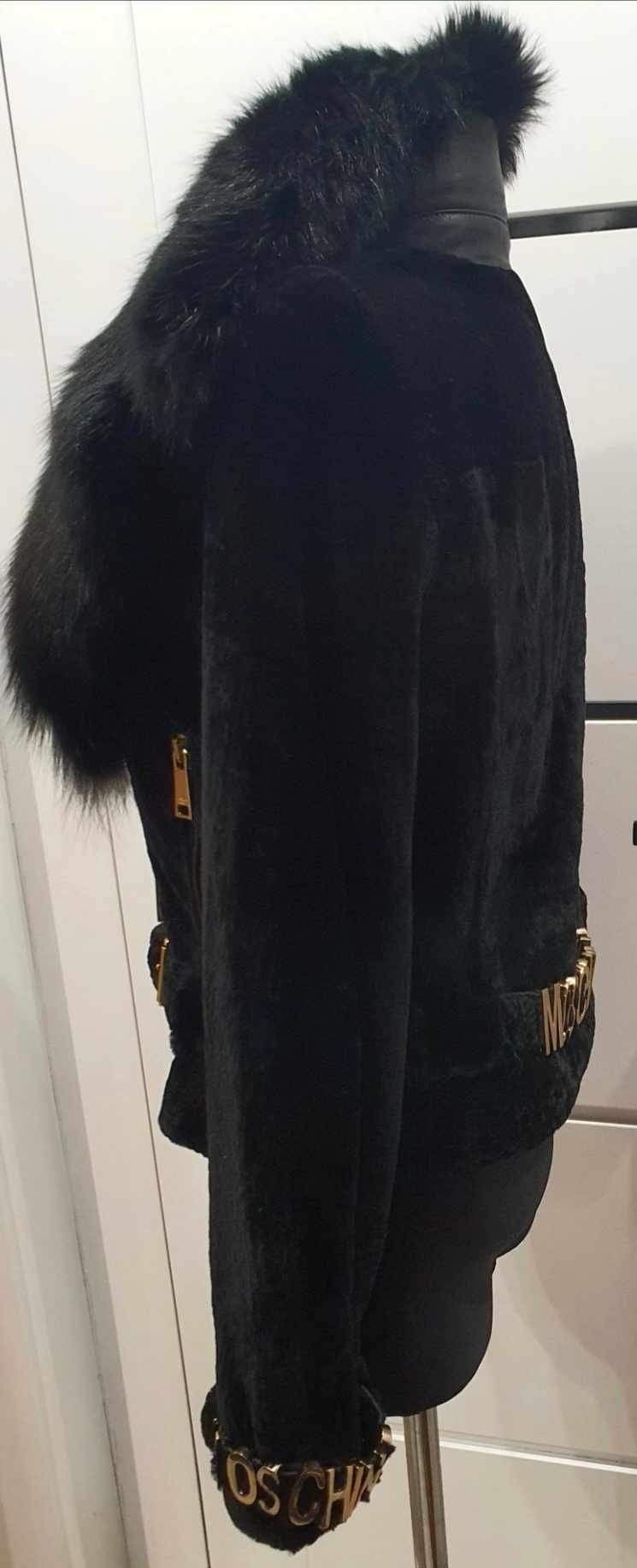 Ramoneska futerko lis Moschino