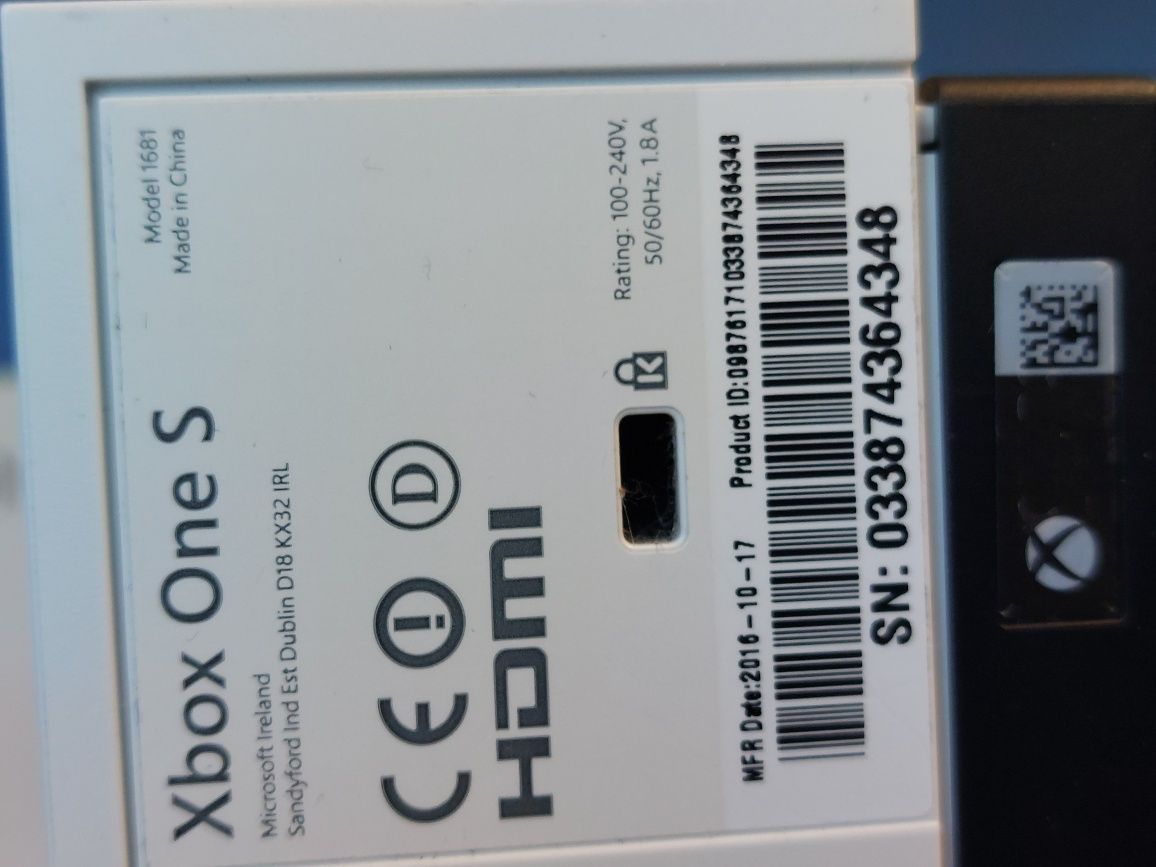 XBOX ONE S 500 GB Konsola X BOX