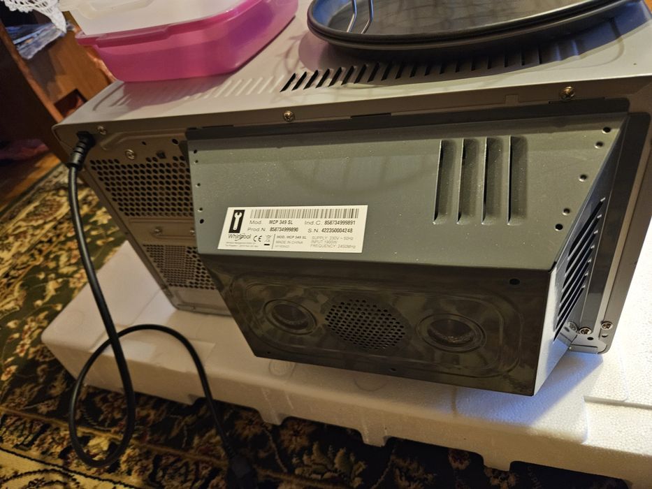 Whirlpool MCP 349 WH – mikrofalówka z grillem i Crisp | stan idealny