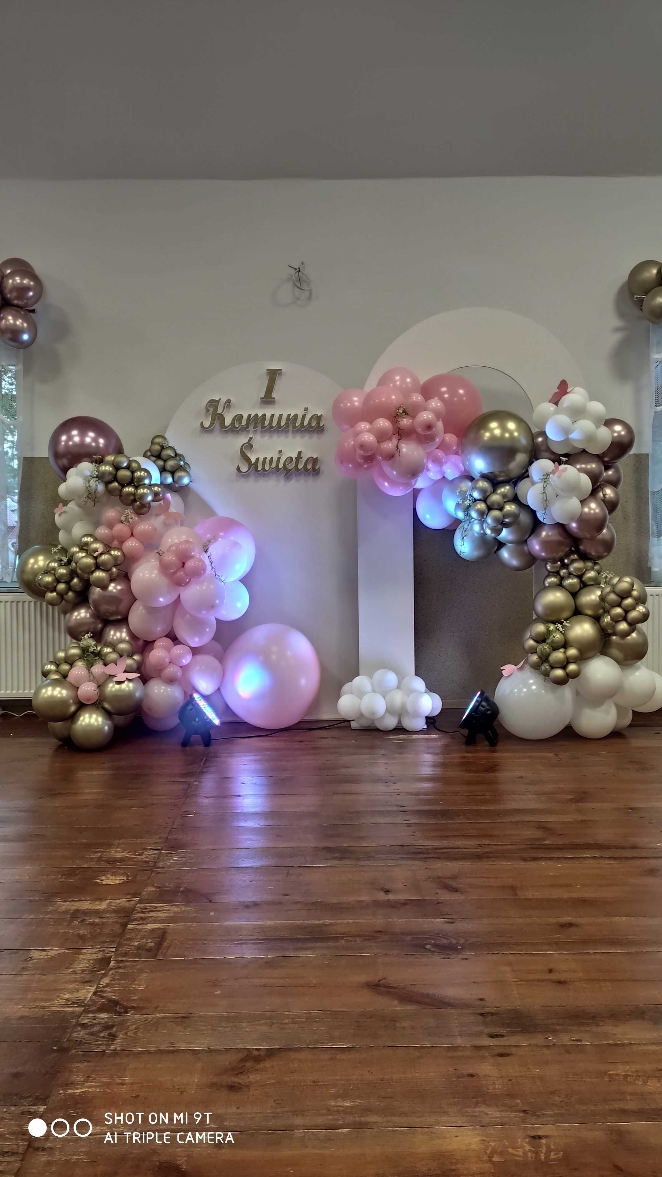Podświetlane cyfry led, 18,20,30,40,50, napis love,ścianki balonowe