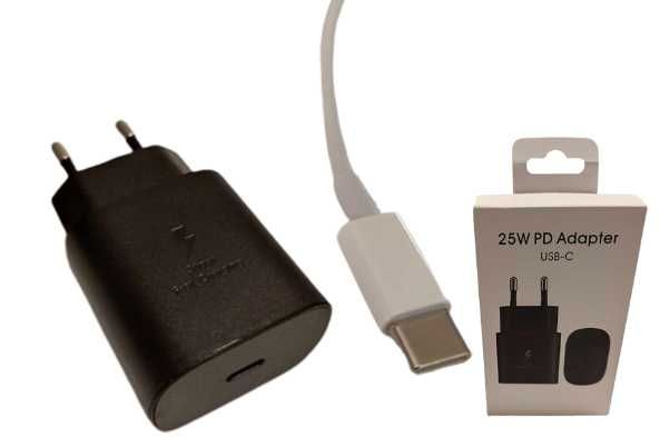 Uniwersalna Ładowarka 25W PD + Kabel USB-C 1M