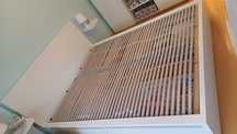 Cama Malm com gavetas e estrado 160×200