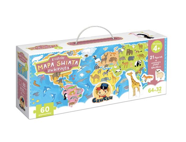 Puzzle Czuczu Mapa  Świata