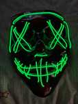 Máscara nova Halloween/Carnaval LED