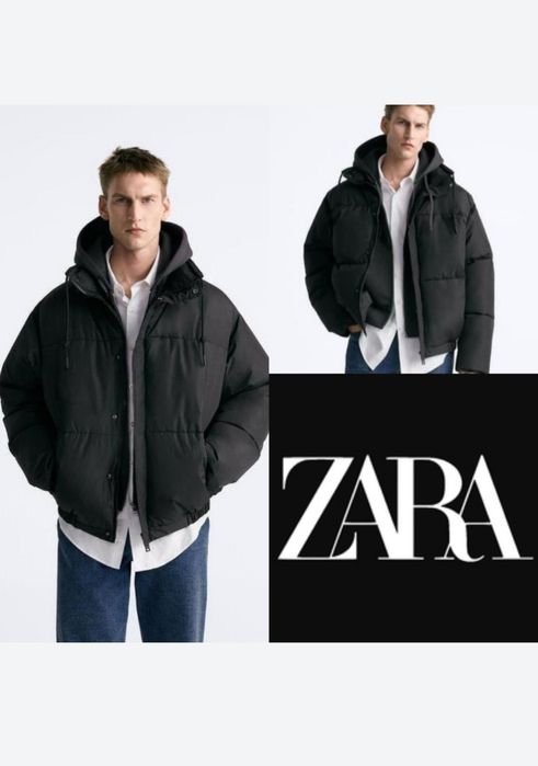 Куртка пуховик Zara чоловіча  L  нова