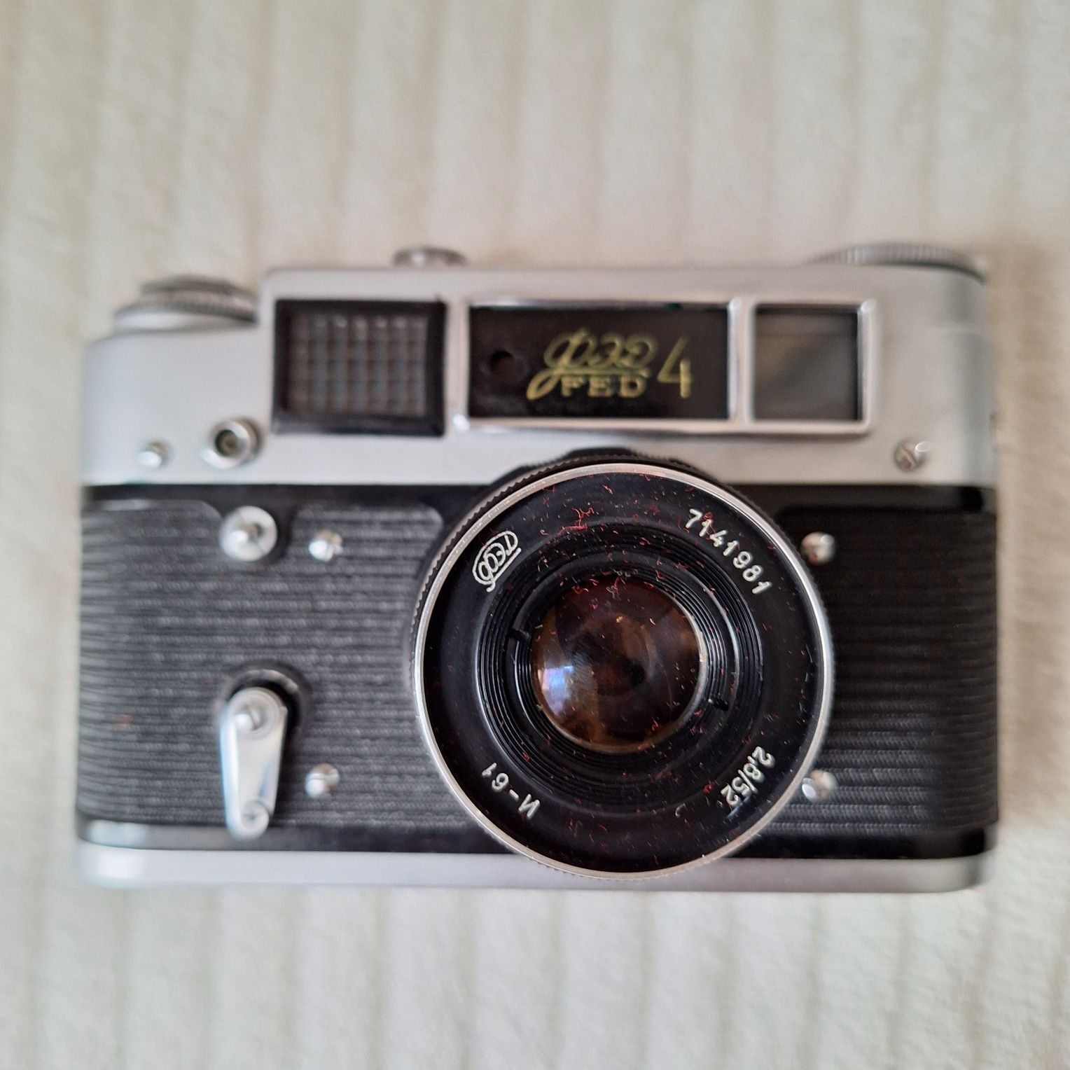 FED 4 + Industar 1:2,8 52mm radziecki aparat fotograficzny analogowy