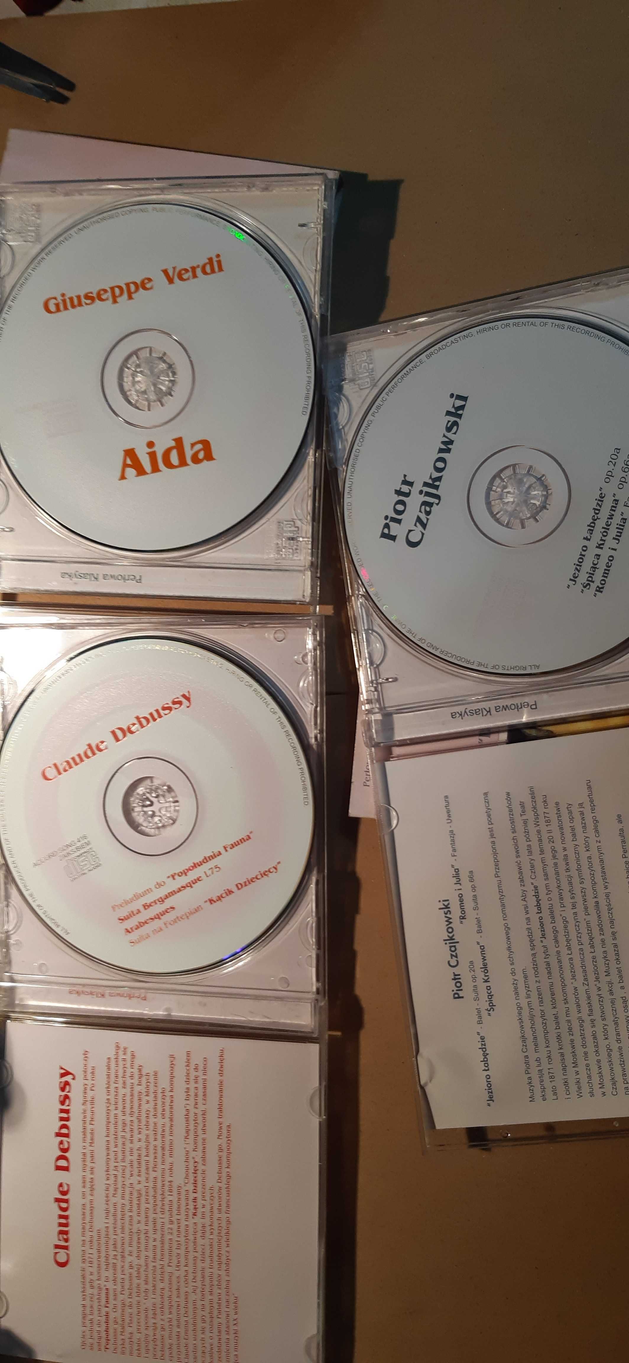 3 cd muzyka klasyczna i opery, czjkowski, aida