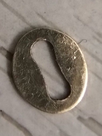 Кілечко з клеймом від золотого ланцюжка.( 585 * 0.06 грм. ).