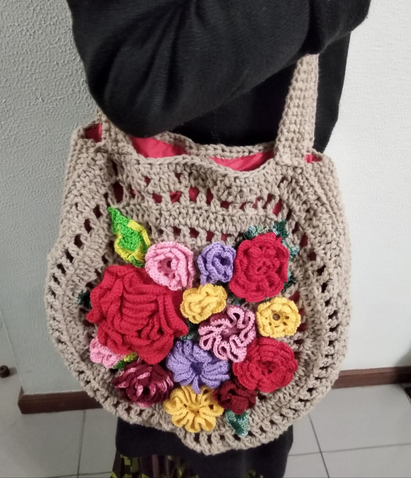 Gorros, golas e sacos artesanais