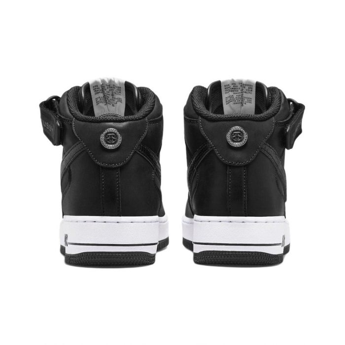 Кросівки оригінал нові Nike air force Stussy black new форси  найк кед
