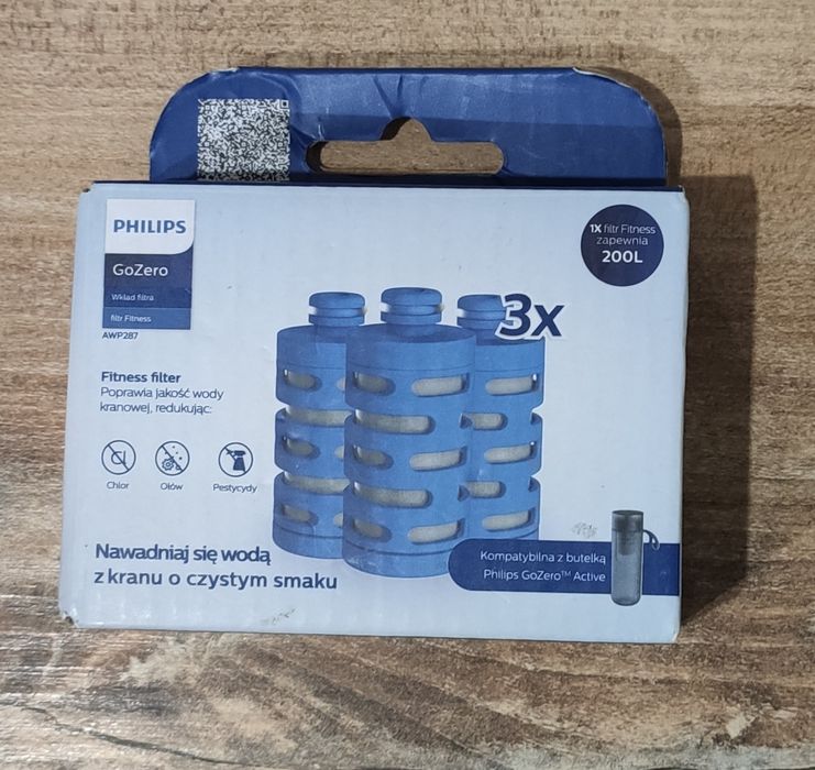 Wkład filtrujący do butelki PHILIPS GoZero
