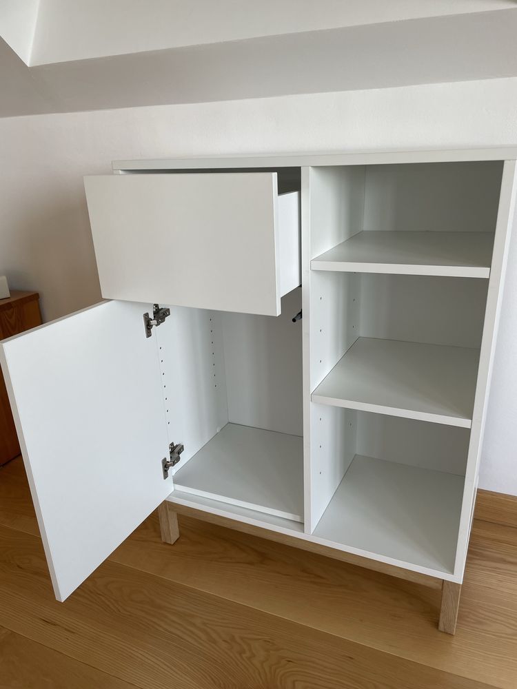 Szafka łazienkowa biała Tchibo skandynawski styl