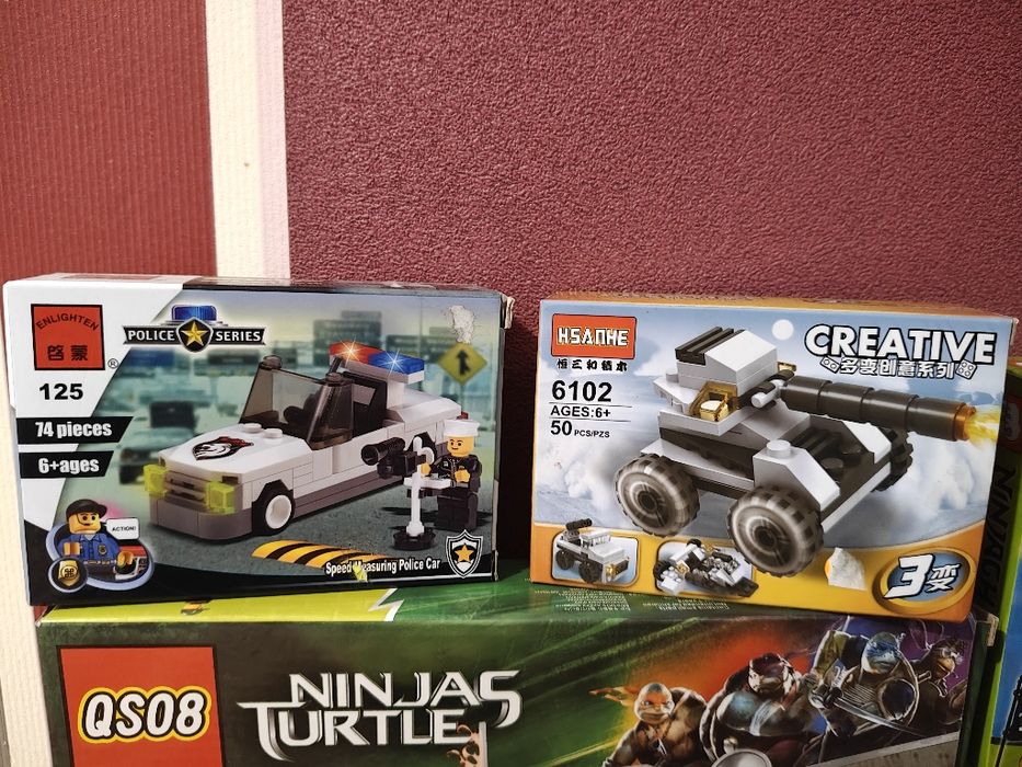 Лего ніндзяго ніндзя танк поліція