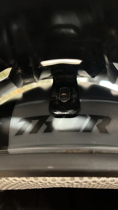 Kask Cross - Rozmiar YL Thor S22 Sector CHEV Charcoal /Orange Junior