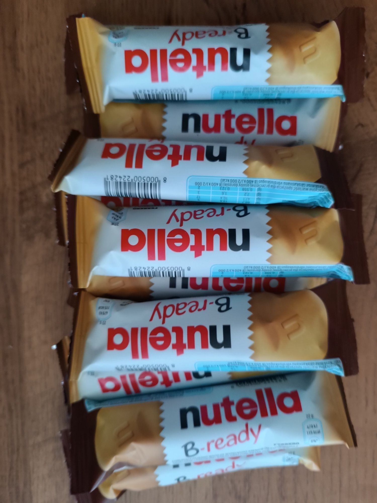 Słodycze nutella B-ready 100szt ponad 2kg, na bukiety, kosze, prezenty