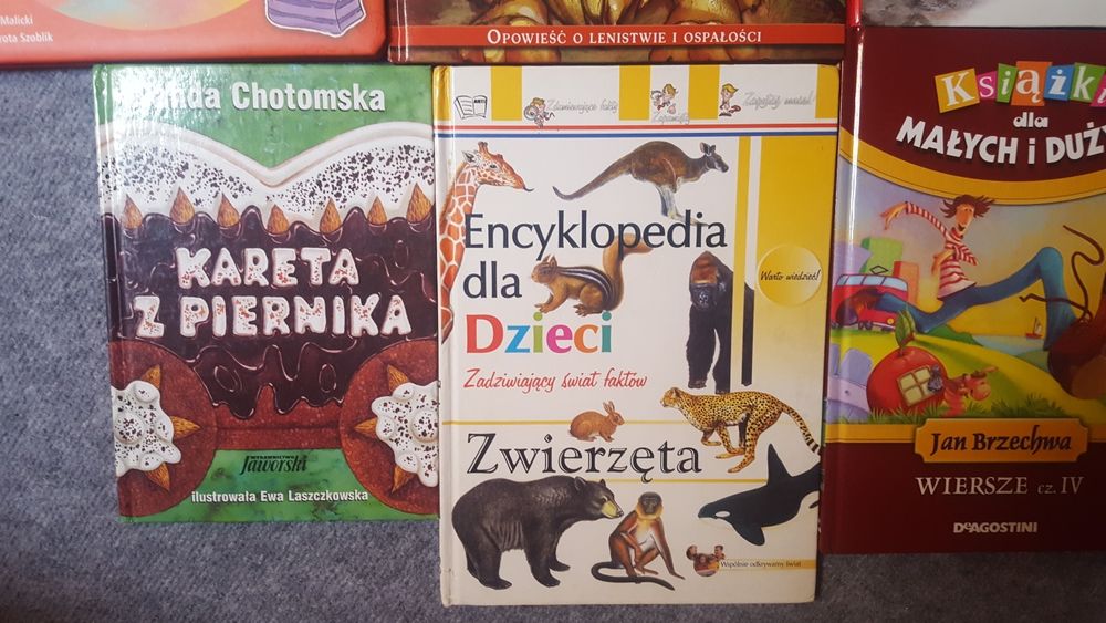 Zestaw książek dla dzieci 8szt