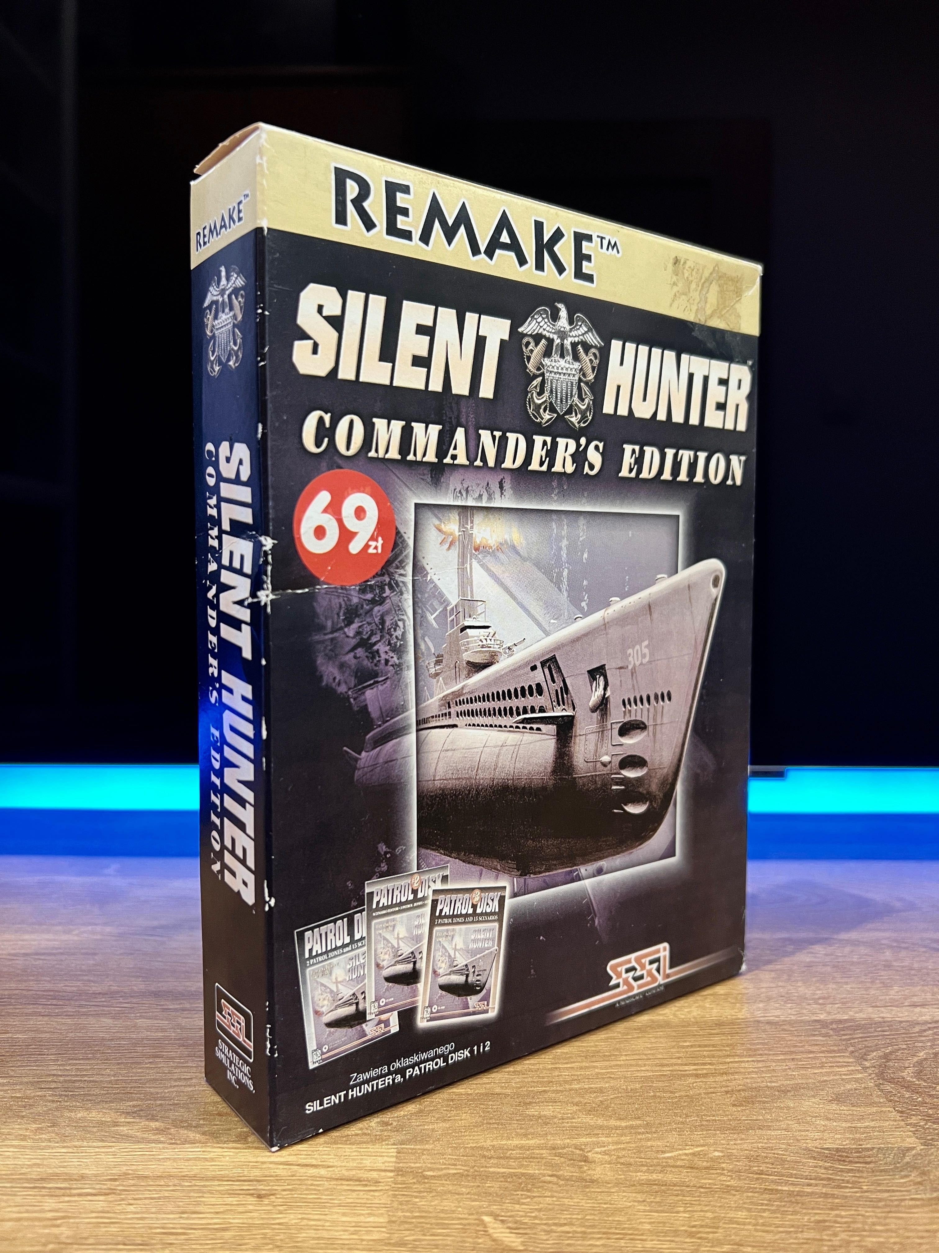 Silent Hunter Commander’s Edition (PC PL 1999) BIG BOX polskie wydanie