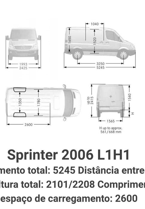 Porta, portas tras Mercedes Sprinter L1H1,L2H1 (W906).2006/2018.