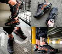 Мужские кроссовки Nike Air Max Plus Tn Grey Orange 41-45 найк аир