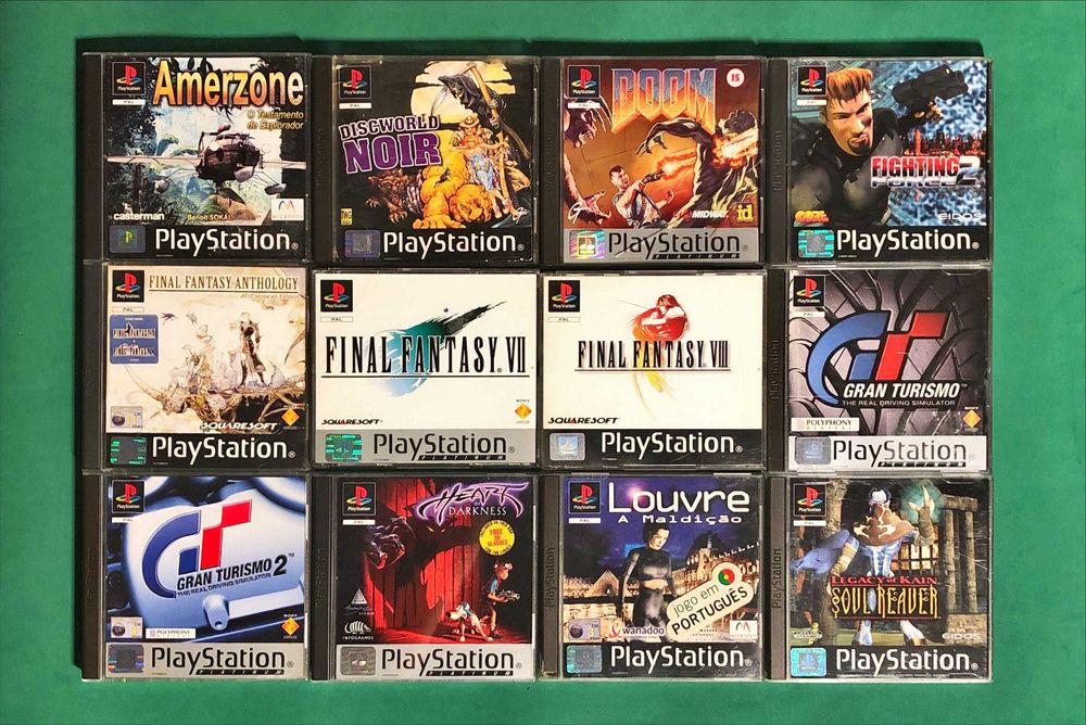 PLAYSTATION 1 PS1 Amerzone Discworld Fantasy Gran Heart Soul Tomb XMen