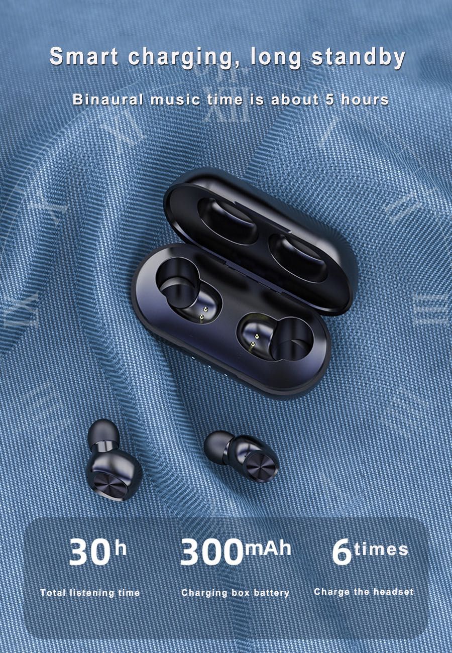 Mini B5 nowe słuchawki bezprzewodowe bluetooth 5.0 TWS