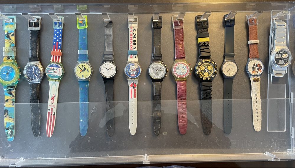 Coleção vintage Swatch