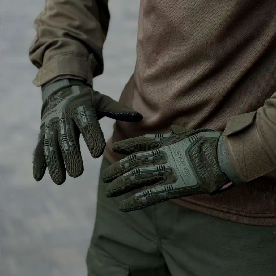 Защитные тактические перчатки с пальцами