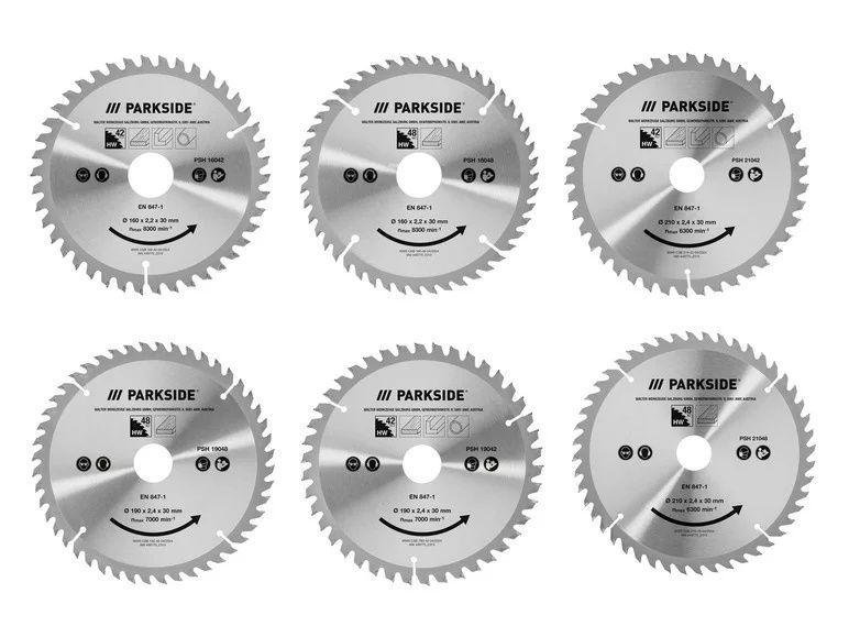 Tarcza do ręcznej pilarki tarczowej PARKSIDE, Ø 210 mm - 42 zęby