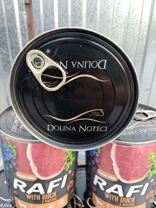 Karma puszka dla psa Rafi 12x800g kaczka