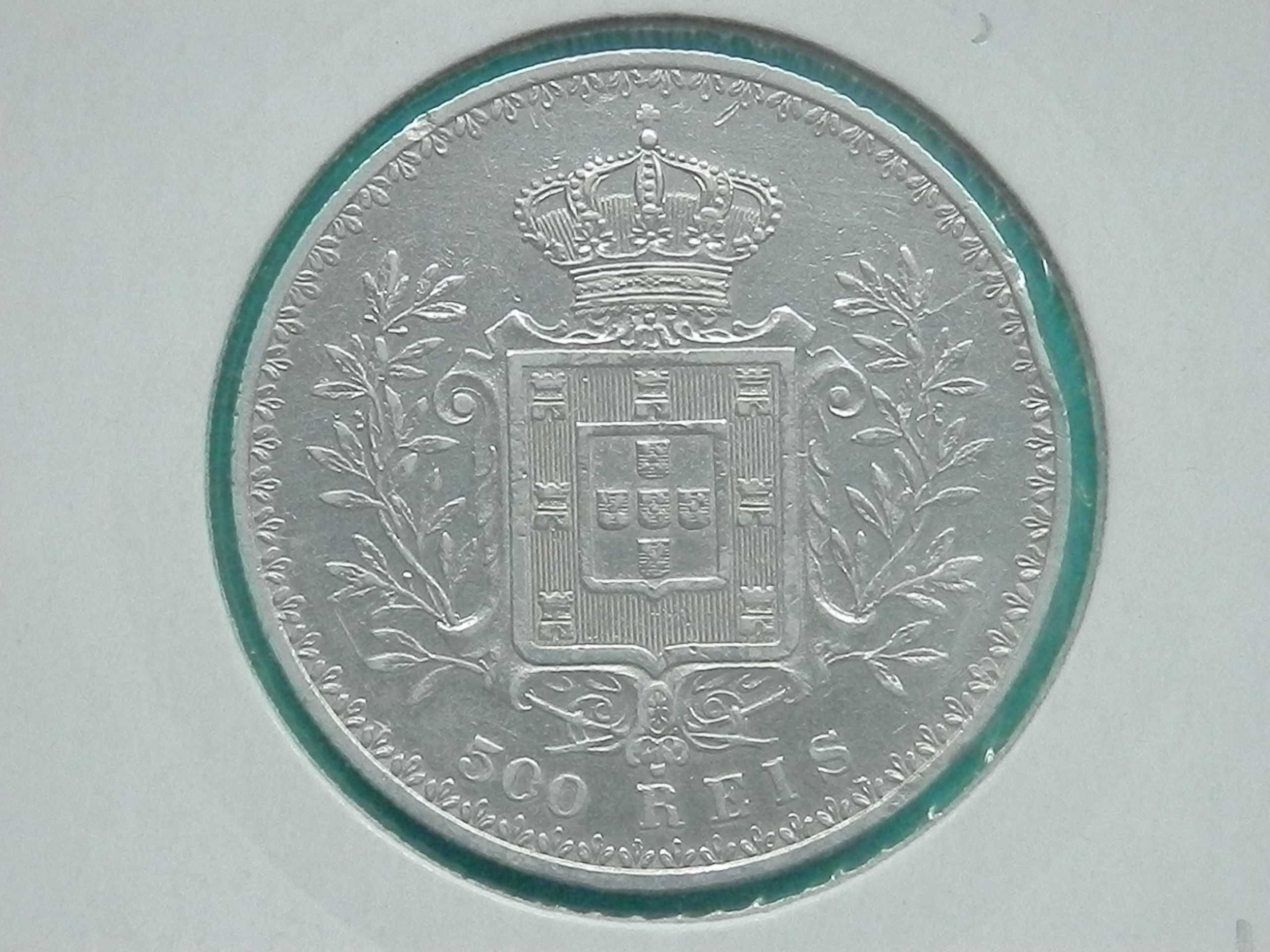 996 - Carlos I: 500 réis 1907 prata, por 13,00