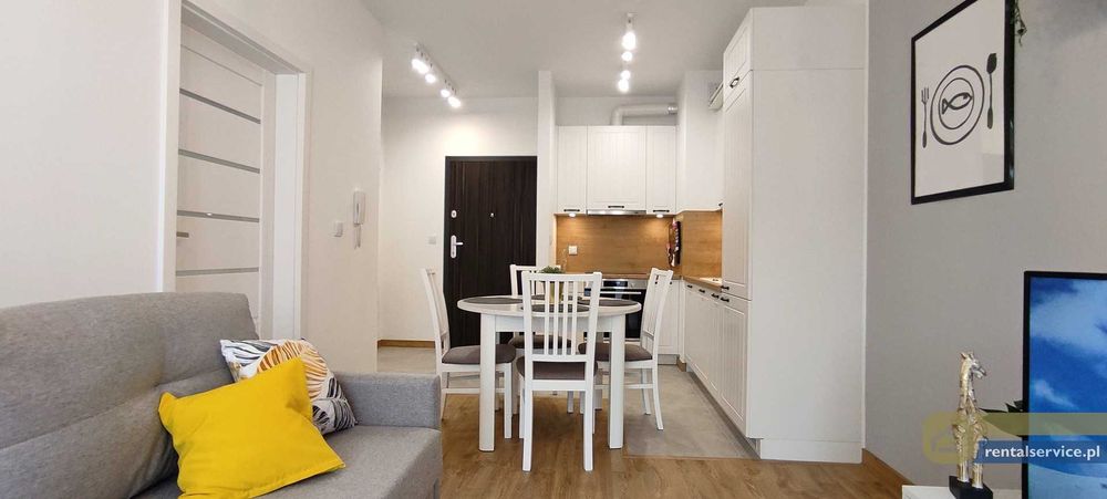 Dwupokojowe mieszkanie z balkonem 42 m2  Okopowa 59A koło Arkadii