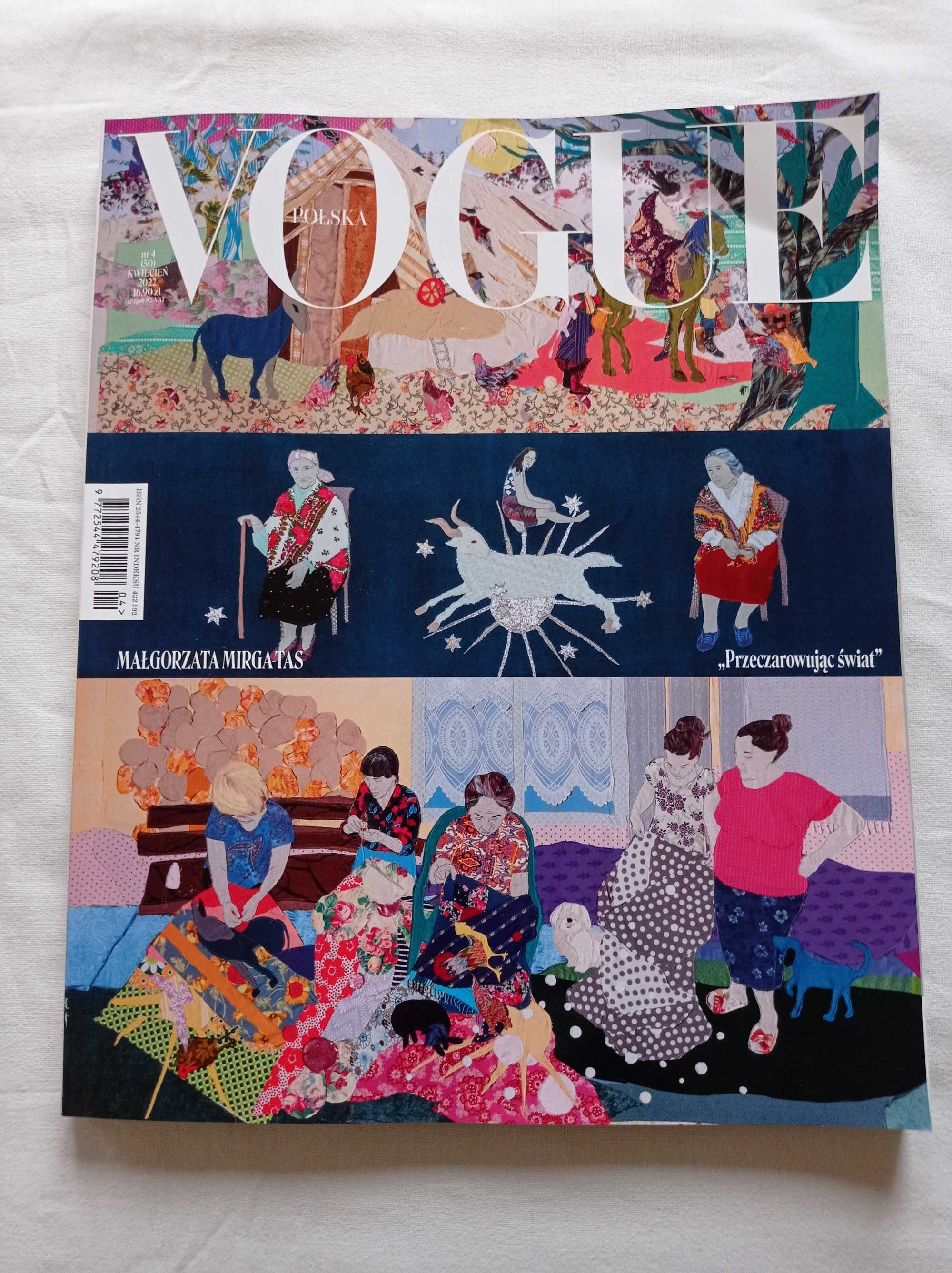 Vogue Polska nr 4 kwiecień 2022 Mirga-Tas Biennale Wenecja unikat