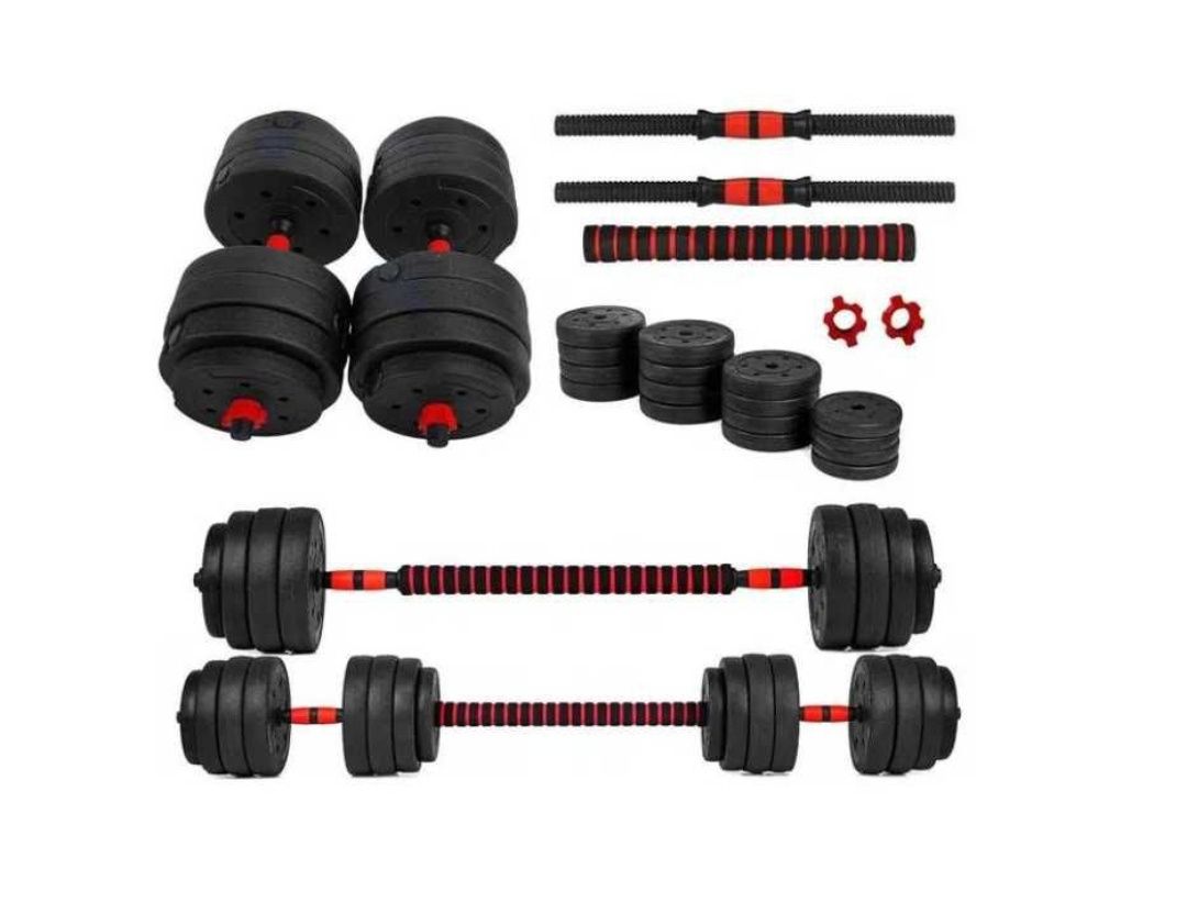 Zestaw hantli bitumicznych 2x10kg