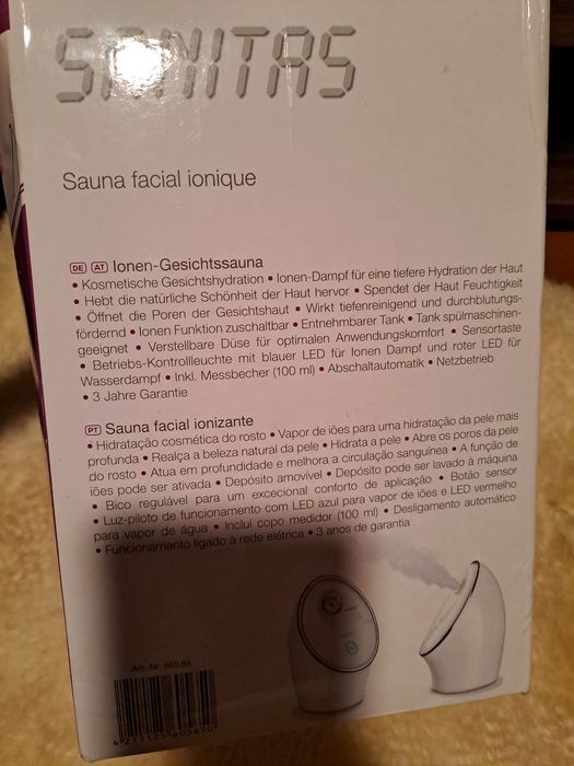 Сауна для обличчя з іонізацією парова