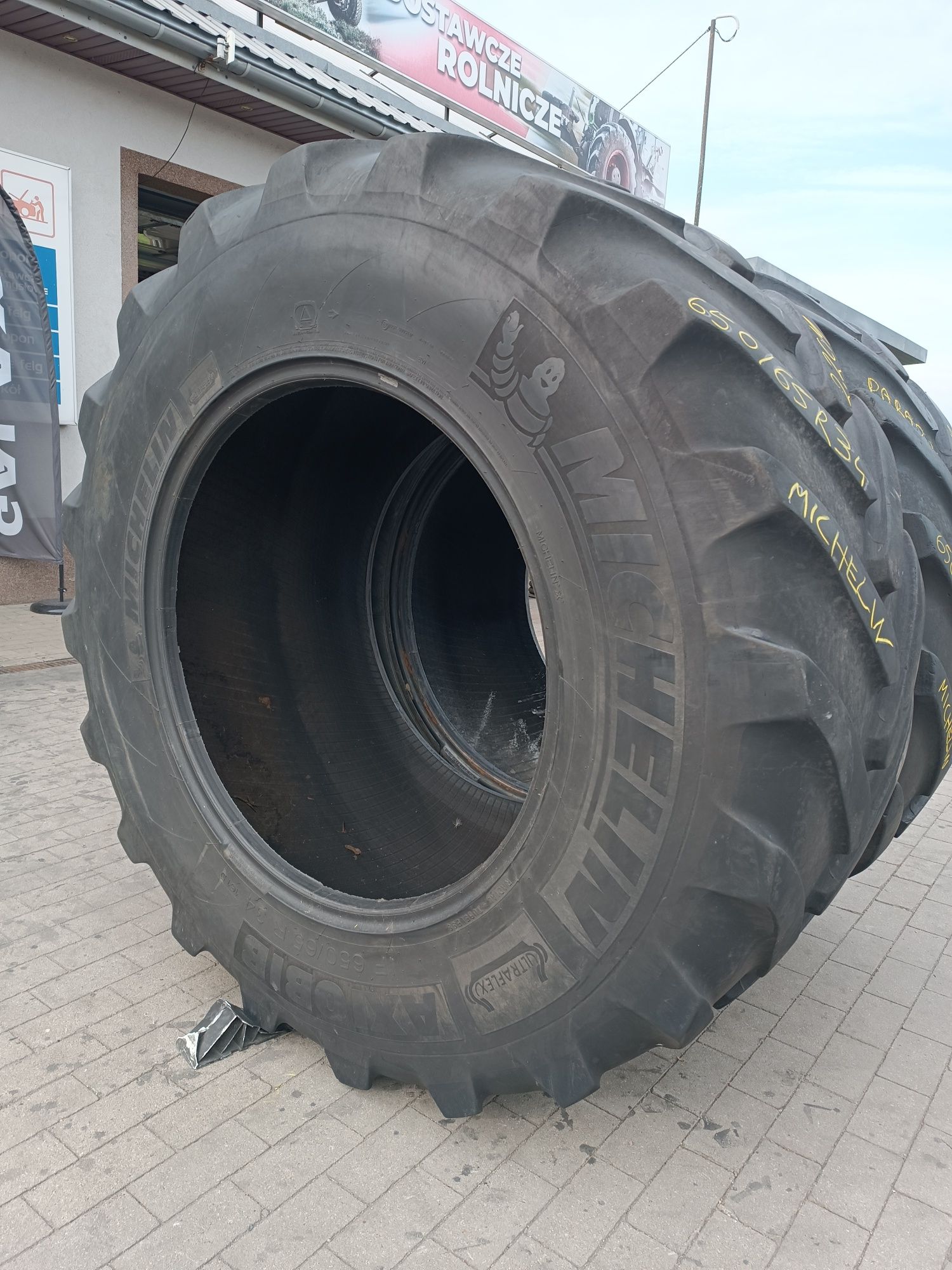 650/65R34 Michelin Axiobib opony rolnicze używane