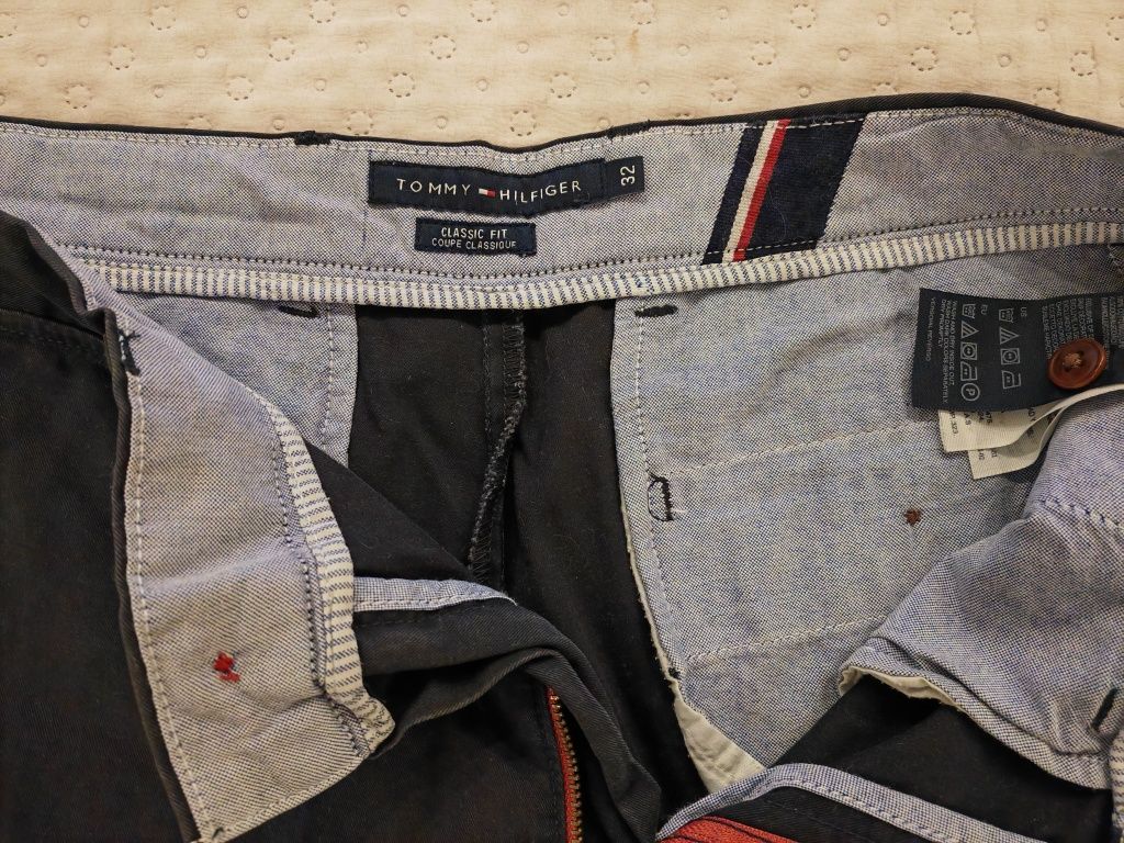 Szorty męskie krótkie spodenki Tommy Hilfiger rozmiar 32 odcień czarne