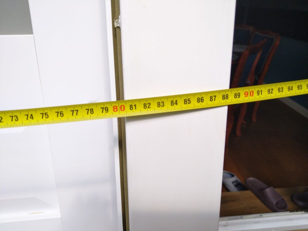 Drzwi LEWE białe BARAŃSKI łazienka 80 cm
