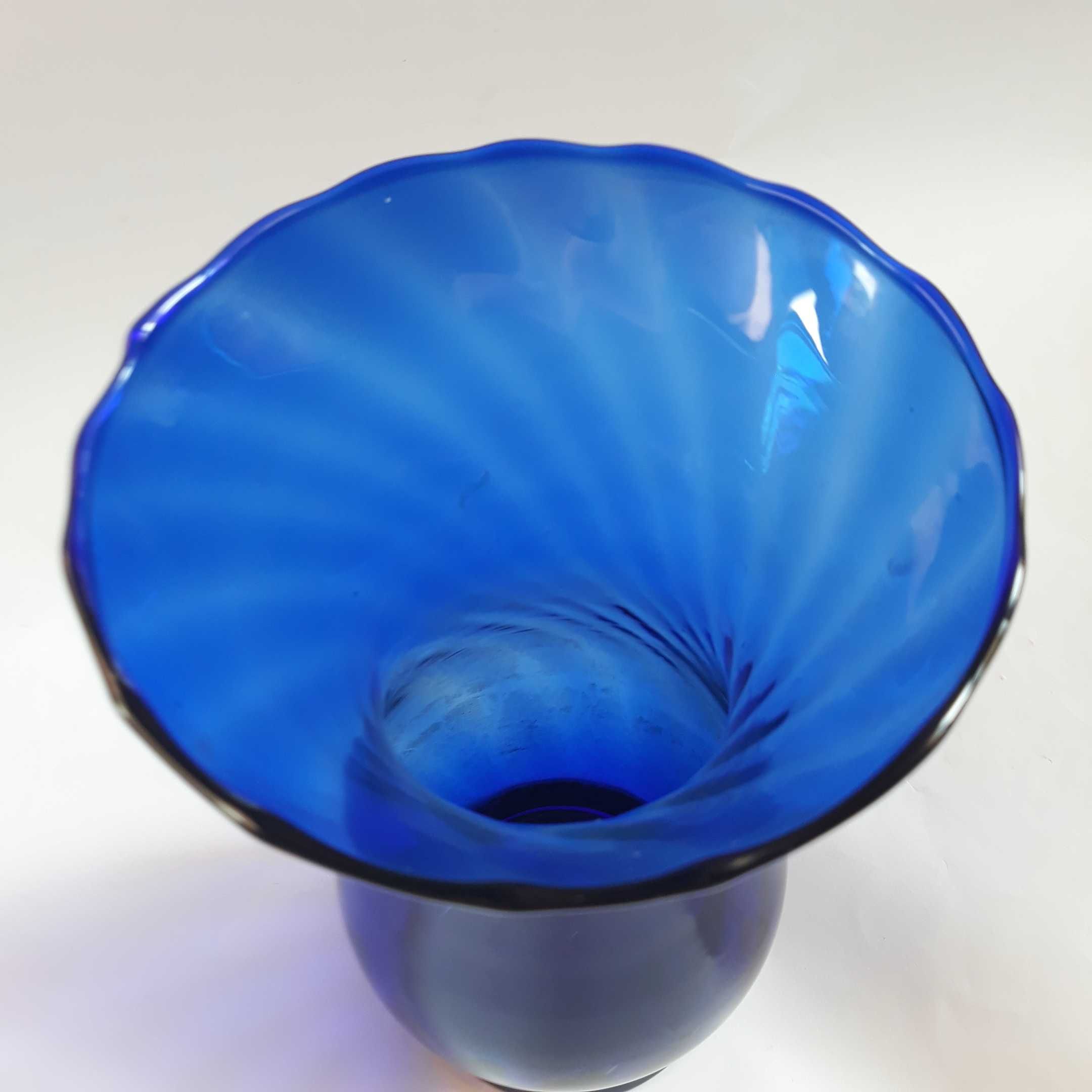 wazon niebieski prl