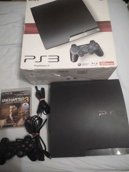 PS3 SLIM 3004a 320 GB Z Pudełkiem kartonikiem