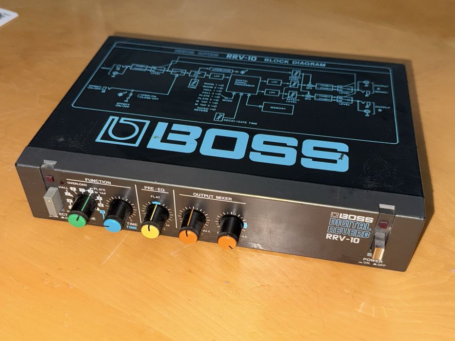 Boss RRV-10 Digital Reverb efekt micro rack vintage pogłos