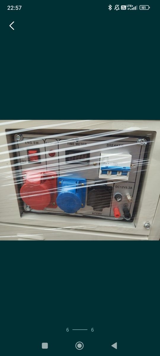 Agregat prądotwórczy LUMINIX MAG 0901 6,7 kW