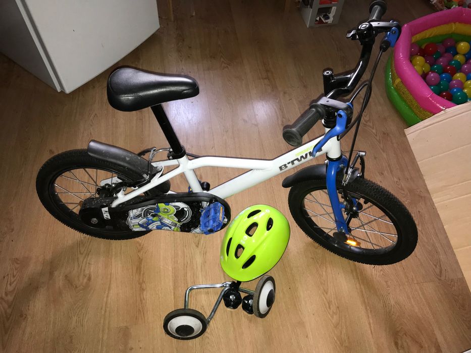 Rower btwin 16” biały kosmonauta
