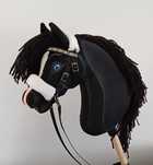 Czarny konik Hobby Horse kary A4 + sprzęt