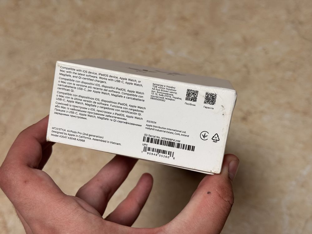 Продам Apple AirPods Pro 2 A3047 Оригінал