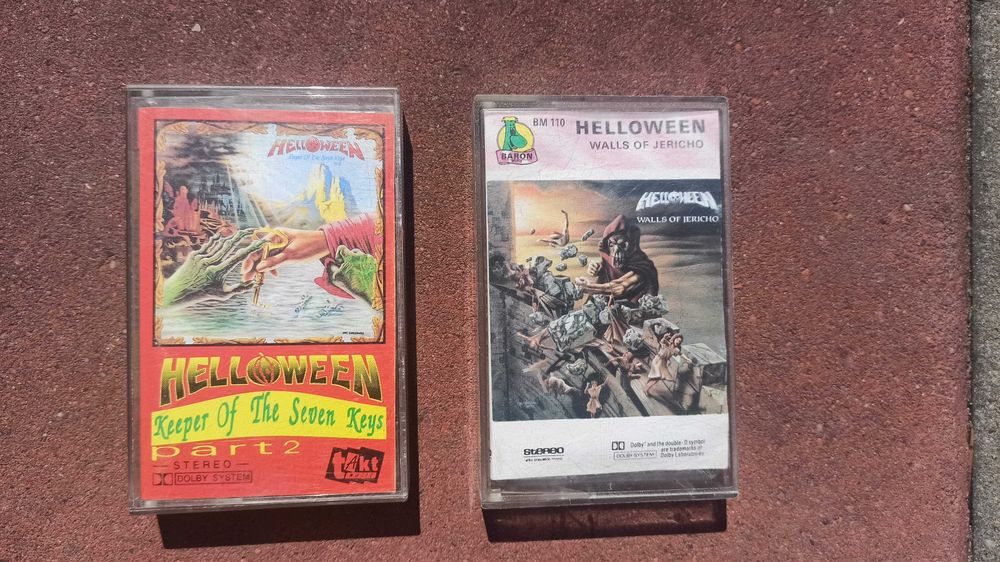 2 kasety Helloween, speed, heavy metal, 80s