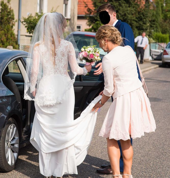 Suknia ślubna syrenka Astoria - Annais Bridal + welon