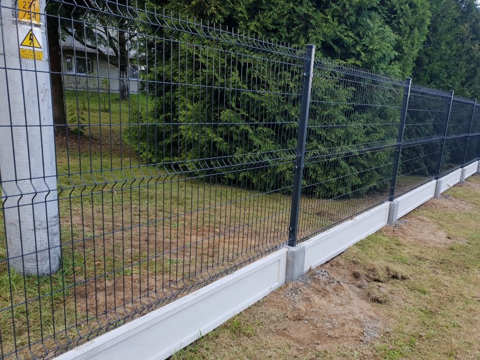 ogrodzenia panelowe 49zl metr h123 +podmurówka kpl