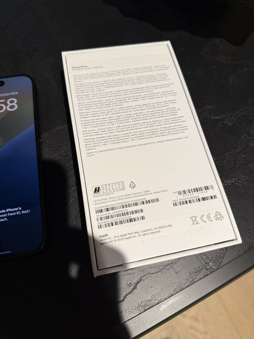 iPhone 15 Pro 128GB Black Titanium uzywany bdb 89% Wrocław