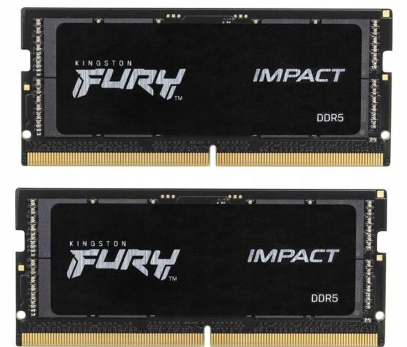 Pamięć DDR 5 32 GB 4800MHz. SODIMM CL38 Kingston FURY Impact 2x 16GB